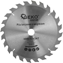 Geko G00148 Cutting Disc Wood Hole Diameter 300mm 1pcs