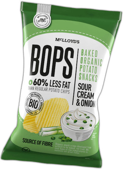Vio Agros Organic Chips with Sour Cream & Onion Flavor 85g