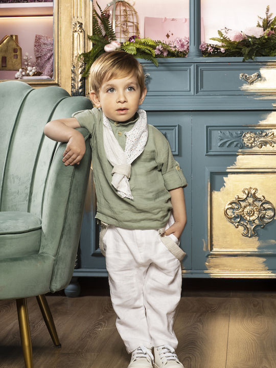 Dolce Bambini Βαπτιστικό Κοστούμι Πράσινο 5τμχ