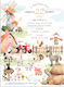 Tsantakides Little Farmer Baptism Invitations Animals with Envelope