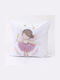 Borea Kids Decorative Pillow Printed White 045x045cm