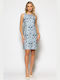 Queen Fashion Dress Light Blue