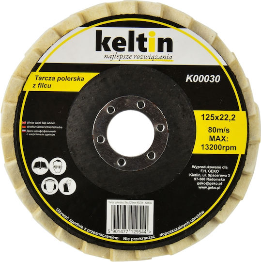 Geko Set Polishing Discs & Pads 125mm K00030