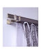 Aslanis Home Metallisch Vorhangstange Einfach 180cm Inox Linea
