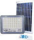 Jortan Στεγανός Ηλιακός Προβολέας LED 200W Μπλε WiFi με Τηλεχειριστήριο IP66