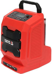 Yato YT-82940 Radio de masă Cu baterie Roșu