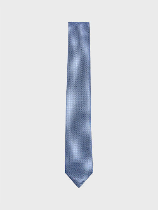 Hugo Boss Men's Tie Silk Printed in Light Blue Color