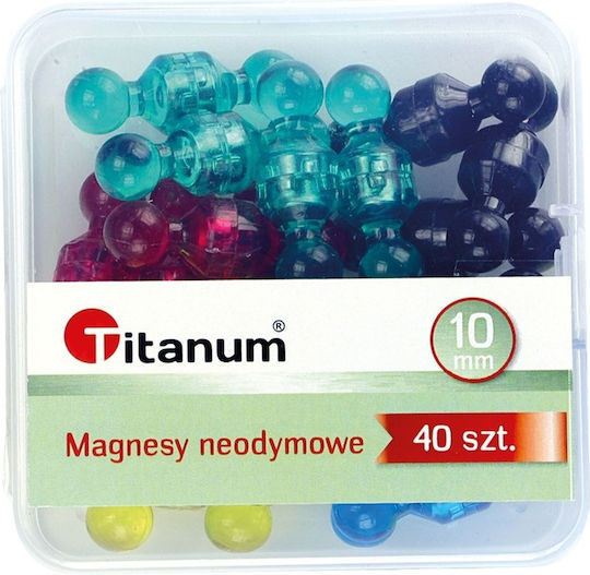 Titanum Set Magnete Neodym 10x10mm 40Stück