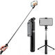 Selfie-Stick mit Bluetooth Schwarz 8033