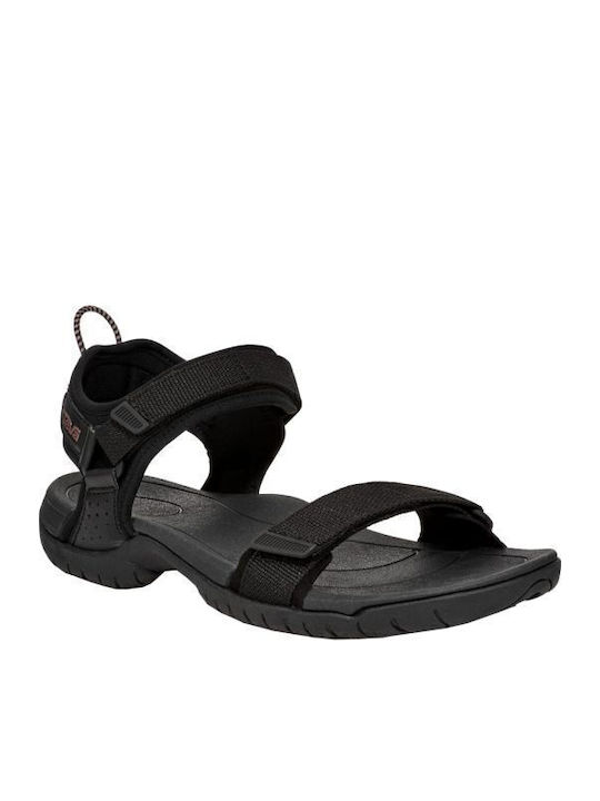 Women's Flat Sandals Sporty in Black Color