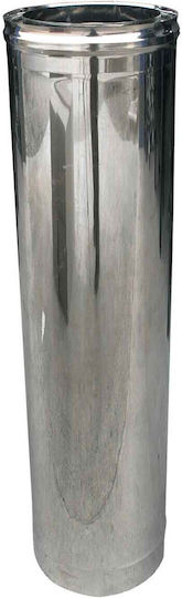 Metallwork Καμινάδα Καπνοδόχου Inox 200mm Ασημί
