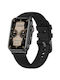 Lamtech LAM113522 Smartwatch mit Pulsmesser (Schwarz)