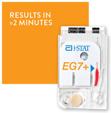 Blood Gas Analyzer strips I-stat Eg7+ 25pcs