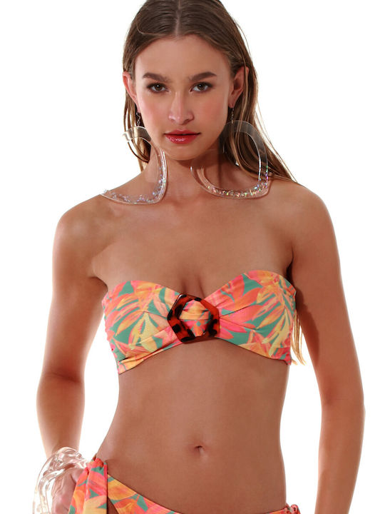 Bluepoint Bikini Bra with Detachable Straps Orange