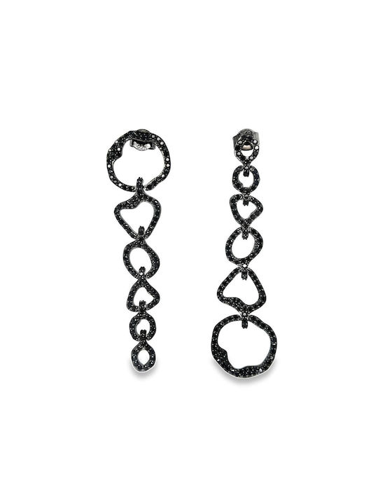 Xryseio Earrings made of Silver with Stones