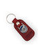 Keychain Leather Red