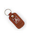 Keychain Leather Brown