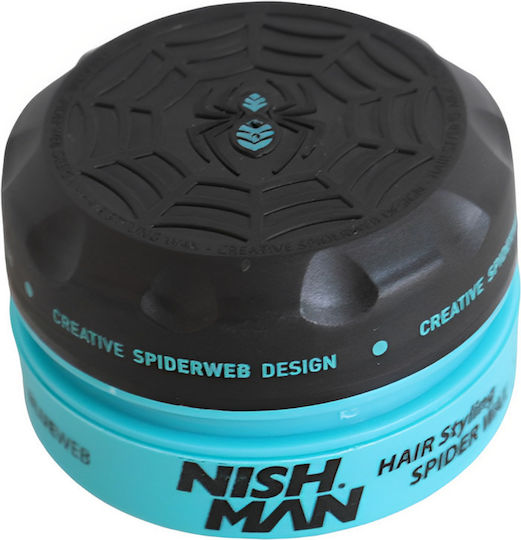 Haar Pomade Glossy Finish Spider Blueweb S3 150 Ml Nish Man