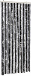 vidaXL Къртина за вратата Сив 100x230см 377331