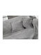 Guy Laroche Goya Three-Seater Sofa Throw Chenille 180x300cm Smoke