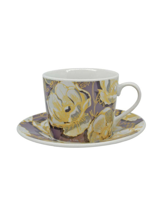 Ankor Cup Tea Porcelain Purple 220ml