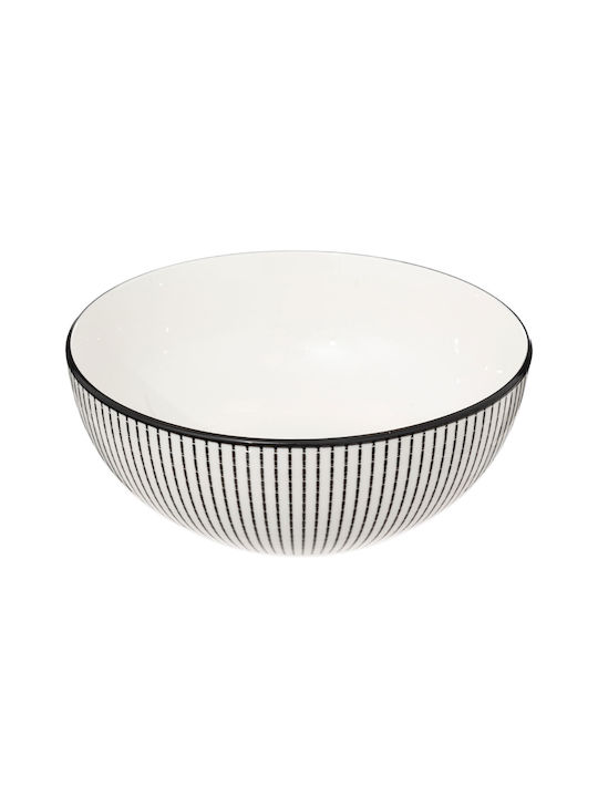 Secret de Gourmet Σαλατιέρα από Πορσελάνη Μαύρη 22.5x22.5x9cm