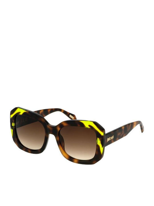 Just Cavalli Women's Sunglasses with Brown Tartaruga Plastic Frame and Brown Gradient Lens SJC085 0V34