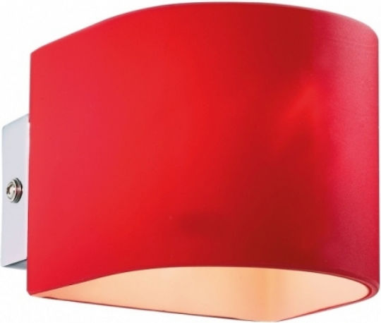 Ideal Lux Puzzle Ap1 Modern Lamp Wall with Socket G9 Red
