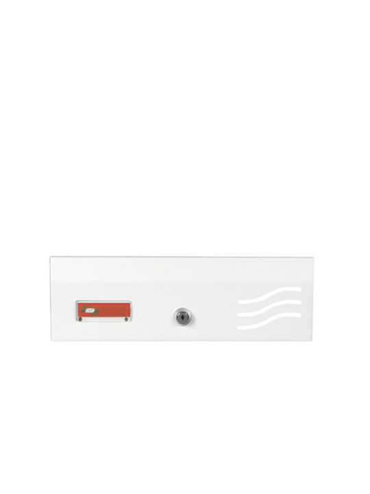 Viometal Outdoor Mailbox Metallic in White Color