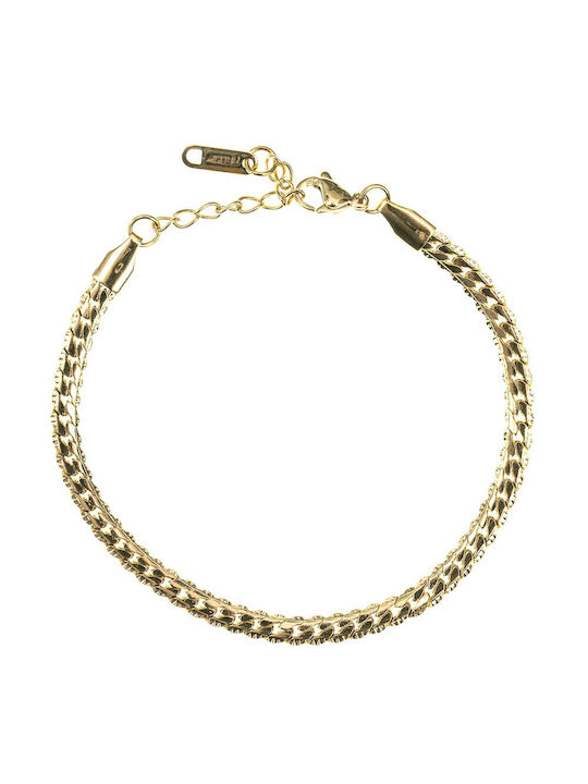 FantazyStores Bracelet made of Steel Gold Plated