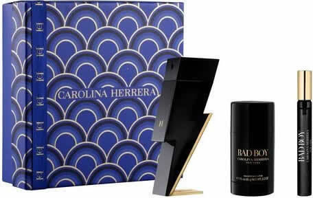 Carolina Herrera Bad Boy Herren Set mit Eau de Toilette 3Stück