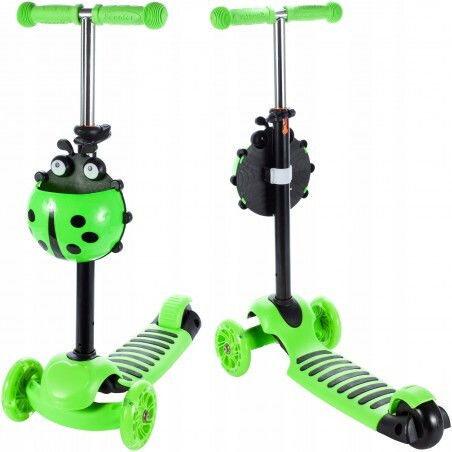 MalPlay Kinderroller 3-Rad mit Sitz Grün