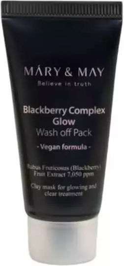 Mary & May Blackberry Complex Glow Wash Off Μάσκα Προσώπου 30gr