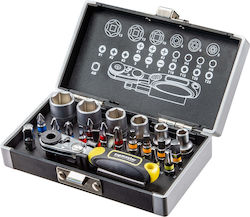 Topmaster 330157 Ratchet & Socket Set 26 Pieces