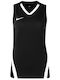 Nike Women's Athletic Blouse Sleeveless with V Neckline Black