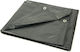 Geko Waterproof Tarpaulin 120gr/m² 12x8m. Light Type Gray