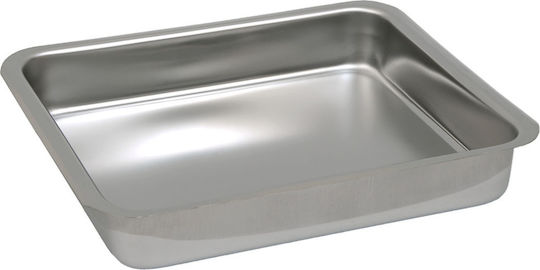 Silver Star Baking Pan from Stainless Steel with Non-Stick Interior Coating 35x30cm