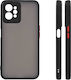 Sonique Color Button Bumper Σιλικόνης / Πλαστικό Μαύρο (Realme C31)