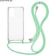 Sonique Back Cover Silicone with Strap Turquois...