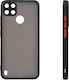 Sonique Color Button Stoßstange Silikon / Kunststoff Schwarz (Realme C21Y / C25Y)