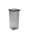 Cutie pentru Mâncare Plastic Gri 1600ml 1buc