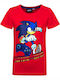 Kinderoberteile Kurzärmelig Rote Sonic