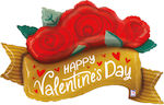 41" Valentine's Balloon Banner Roses