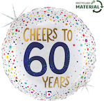 18" Μπαλόνι Cheers To 60 Years
