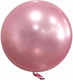 32" Chrome Balloon Pink Balloon