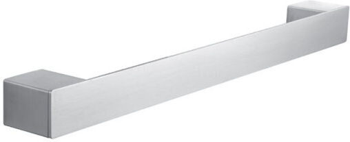 Kapitan Ράγα Μπάνιου Μονή Επιτοίχια με Βίδες ​40x40cm Inox Γκρι