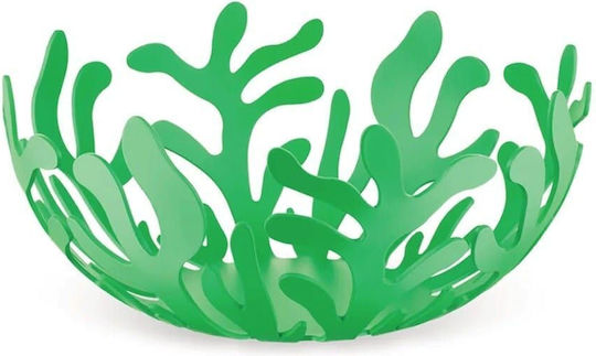 Alessi Mediterraneo Fruit Bowl Metallic Green 29x29x10.8cm