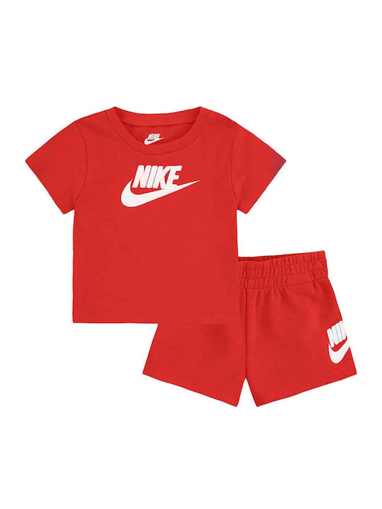 Nike Kids' Set with Shorts Summer 2pcs Red Spor...