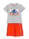 Joyce Kids Set with Shorts Summer 2pcs Grey