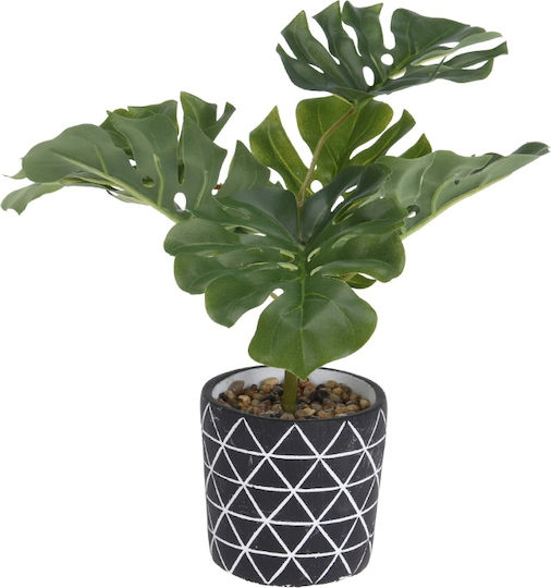 Изкуствено растение в саксийка Monstera Изкуствено Green 32см